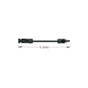 Solar Cable (4mm2) 3m voorgemonteerd