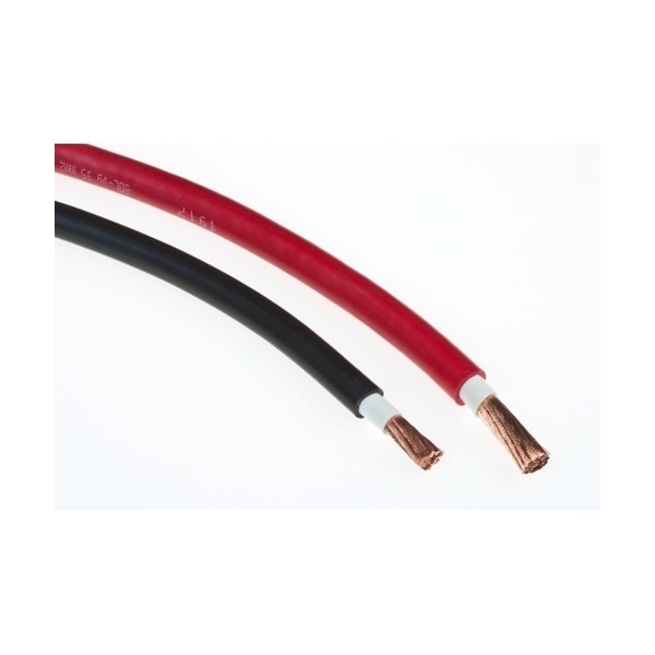 Solar kabel 4mm² rood-zwart per meter