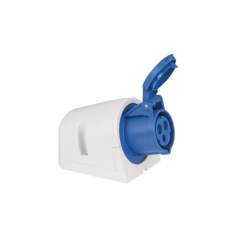 CEE 16A 240V 3p Wallmount Female
