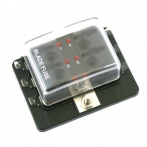 Zekering / verdeeldoos 10 ( 12 / 24 Volt )