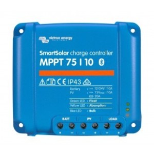 Victron Smart Solar MPPT 75/ 10 (12V/24V-15A)